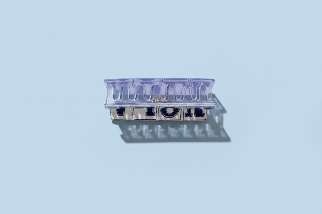 Lavender Hair Clip Flat Lay