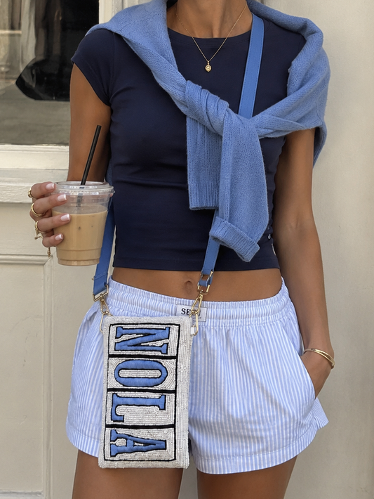 Nola Street Tile Crossbody