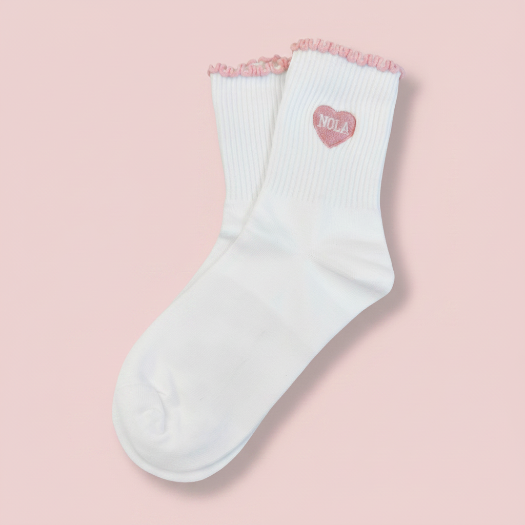 NOLA Socks - Brightened White
