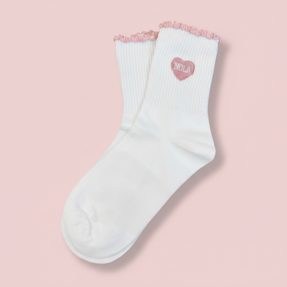 NOLA Socks - Brightened White